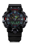 G-SHOCK Dual Time Chronograph Black Rubber Strap