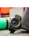 G-SHOCK Dual Time Chronograph Black Rubber Strap