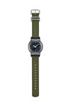 G-SHOCK Dual Time Chronograph Olive Green Fabric Strap