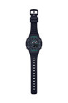 G-SHOCK Dual Time Chronograph Black Rubber Strap