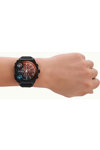 DIESEL Sideshow Triple Time Chronograph Black Silicone Strap