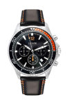 LEDOM Veritage Chronograph Black Leather Strap