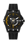 CATERPILLAR Newport Black Silicone Strap