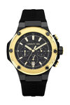 CERRUTI Lucardo Chronograph Black Silicone Strap