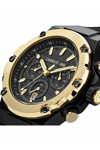 CERRUTI Lucardo Chronograph Black Silicone Strap