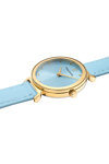 PIERRE LANNIER Pure Light Blue Leather Strap