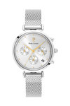 PIERRE LANNIER Lutecia Chronograph Silver Stainless Steel Bracelet