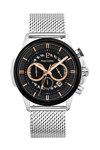 PIERRE LANNIER Sentinelle Chronograph Silver Stainless Steel Bracelet