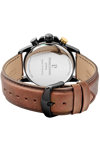 PIERRE LANNIER Sentinelle Chronograph Brown Leather Strap