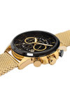 PIERRE LANNIER Sentinelle Chronograph Gold Stainless Steel Bracelet