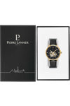 PIERRE LANNIER Impact Automatic Black Leather Strap