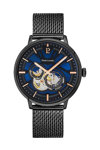 PIERRE LANNIER Impact Automatic Black Stainless Steel Bracelet