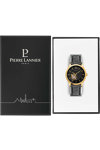 PIERRE LANNIER Fleuret Automatic Black Leather Strap