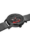 PIERRE LANNIER Paddock Automatic Black Stainless Steel Bracelet