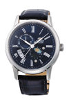 ORIENT Classic Sun and Moon Automatic Blue Leather Strap