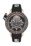 PHILIPP PLEIN Plein Rich Crystals Automatic Black Rubber Strap