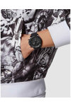 PHILIPP PLEIN Nobile Crystals Chronograph Black Rubber Strap