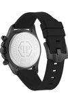 PHILIPP PLEIN Nobile Crystals Chronograph Black Rubber Strap