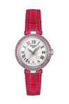 TISSOT T-Lady Bellissima Topazes Fuchsia Leather Strap