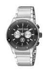 ROBERTO CAVALLI Gents Chronograph Silver Stainless Steel Bracelet