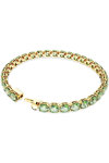 SWAROVSKI Green Matrix Tennis bracelet Round cut (Small)