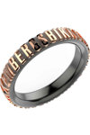 BIKKEMBERGS Embossed Stainless Steel Ring (No 21)