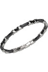 BIKKEMBERGS Performance Stainless Steel Bracelet with Diamonds