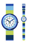 FLIK FLAK Stripy Blue Multicolor Plastic Strap