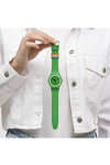 SWATCH Proudly Green Green Silicone Strap