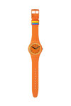 SWATCH Proudly Orange Orange Silicone Strap