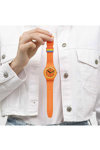 SWATCH Proudly Orange Orange Silicone Strap