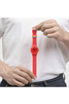 SWATCH Proudly Red Red Silicone Strap