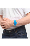 SWATCH Proudly Blue Light Blue Silicone Strap