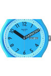 SWATCH Proudly Blue Light Blue Silicone Strap