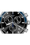 SWATCH Dark Blue Irony Chronograph Silver Stainless Steel Bracelet