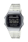 CASIO Vintage Chronograph White Rubber Strap