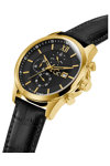 GUESS Collection Executive Chronograph Black Leather Strap