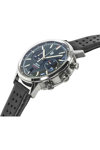 LIP Rallye Panda Automatic Chronograph Black Leather Strap