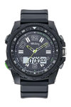 TEKDAY Chronograph Black Plastic Strap