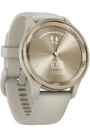 GARMIN Vivomove Trend Cream Gold Bezel with French Grey Case and Silicone Band