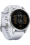 GARMIN Epix Pro Silver with Whitestone Silicone Band