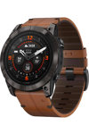 GARMIN Epix Pro Sapphire Edition Carbon Gray DLC Titanium with Chestnut Leather Strap