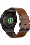 GARMIN Epix Pro Sapphire Edition Carbon Gray DLC Titanium with Chestnut Leather Strap