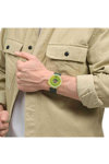 SWATCH Big Bold Blinded By Neon Green Biosourced Strap