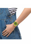 SWATCH Big Bold Blinded By Neon Green Biosourced Strap