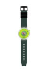 SWATCH Big Bold Blinded By Neon Green Biosourced Strap