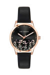 TED BAKER Fitzrovia Jardin Black Leather Strap