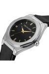 TRUSSARDI Brink Black Leather Strap