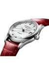 LONGINES The LONGINES Master Collection Diamonds Automatic Red Leather Strap