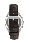 BEVERLY HILLS POLO CLUB Dual Time Brown Leather Strap